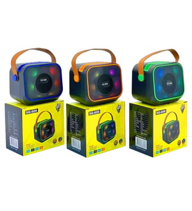 Bluetooth Hoparlör RGB Işıklı USB ve SD Kart Girişli