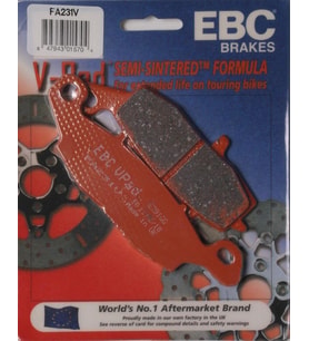 Ebc Fa231V 2003-2008 Kawasaki VN 1600 Uyumlu Ön Fren Balatası (Sağ) Yarı Sinterl