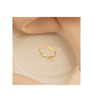 YANA ÇİZGİLİ YÜZÜK (Gold)