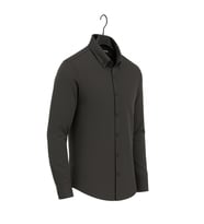 Gewer Uzun Kol Slim Fit İçi Polarlı Erkek Gömlek - 7440 (Gri)