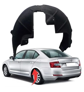 Octavia Sol Arka Çamurluk Davlumbazı Halı 2013-2019 5E0810969A