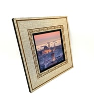 Galata Kulesi ve Süleymaniye Camii Baskılı MDF Tablo