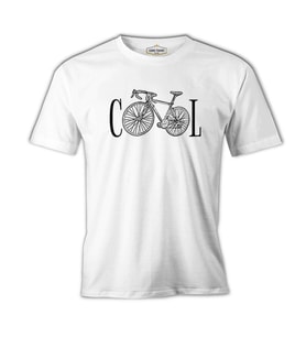 Cool Bicycle Beyaz Erkek Tshirt
