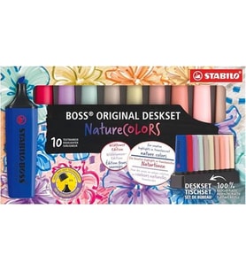 STABILO BOSS FOSFORLU KALEM PASTEL RENK 10'LU SET / 7010-3-5