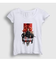 Presmono Kadın Beyaz Poster Inglourious Basterds T-Shirt 461028tt