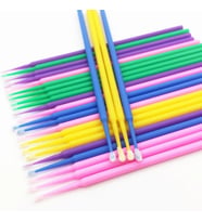 MİCROBRUSH 100'LÜ PAKET Makyaj fırçası kirpik uzatma araçları tek kullanımlık mikro fırça