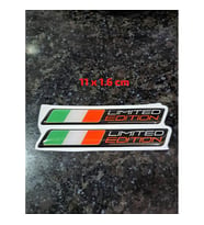 Limited Edition 3D Sticker İtalya Bayrağı Vespa Etiket