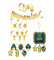 Iyi Bayramlar Asma Süs Set