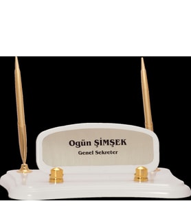 ODAK KUPA - Ahşap ve Cam Masa İsimlikleri - YZ-013 A - 10 cm