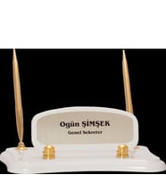ODAK KUPA - Ahşap ve Cam Masa İsimlikleri - YZ-013 A - 10 cm