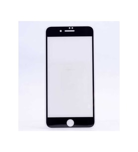 Apple iPhone 6 Uyumlu Zore Kenarları Kırılmaya Dayanıklı Cam Ekran Koruyucu (Siyah)