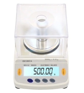 DJ602A Kefeli Hassas Terazi 3000 g Kapasiteli, 0.01 g Hassasiyetle Profesyonel Ölçüm