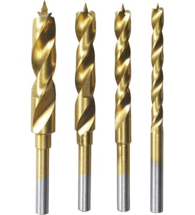 Dremel 636 Titanyum Kaplama Ahşap Delici Uç Seti, 4'lü