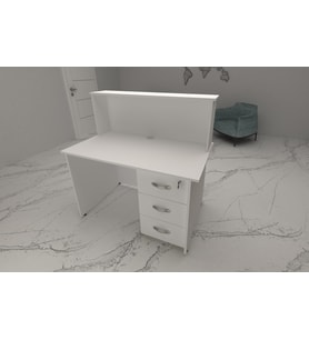 Vena Nil Banko Komodinli 120x70x120h (Beyaz)