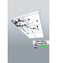 124cm X 186cm-altılı- Led-sıva Üstü-324 Watt-iş Yeri Led Aydınlatma-avize Modelleri