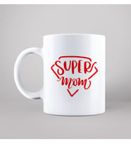 En Süper Anne ( Super Mom ) Tasarımlı Kupa