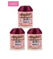 3 Adet Altınbaşak Oya ve Dantel İpi 20 gr - Royaleks - No: 025