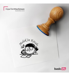 Kişiye Özel Kitap Damgası Kitap Mührü Kaşe Kitap Mühür Özel Damga 231