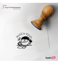 Kişiye Özel Kitap Damgası Kitap Mührü Kaşe Kitap Mühür Özel Damga 231