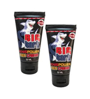 Süper Big Shark Power Creams Erkeklere Sertleştirme Etkisi Kremi 50 ml X 2 Adet