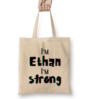 Ethan Name personalized Custom vintage Retro Rainbow Design Gift Baby-Gift For Him Bez Çanta Uzun Saplı