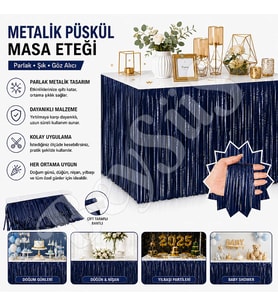 Masa Püskülü Lacivert