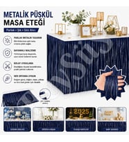 Masa Püskülü Lacivert