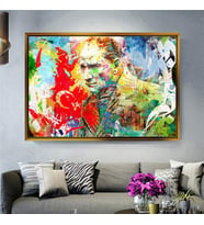 Altın Çerçeveli dekoratif tablo l606 (Gold)