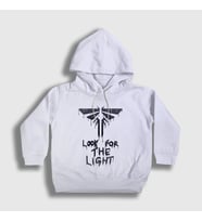 Presmono Unisex Çocuk Beyaz Look For The Light The Last Of Us Kapüşonlu Sweatshirt 522859tt (Beyaz)