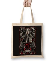 Vampira Vampir Bez Çanta Uzun Saplı