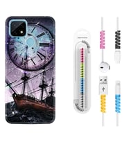 Realme C11 C21 C21Y C25Y C11 2021 Kılıf Kablo Koruma Spiral Silikon Time 1749