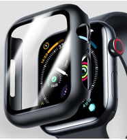 Apple Watch 44mm Uyumlu Zore Watch Gard Ekran Koruyucu (Siyah)