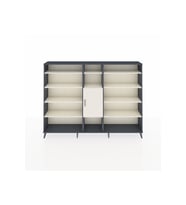 Arges Dolap 12 Raflı Tek Kapaklı  220x30x163 Antrasit-Aytaşı