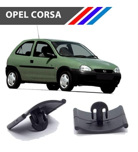 OTOZET Opel Corsa A-B-C Kaput İzalatör Klipsi 15 Adetli Paket