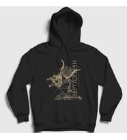 Presmono Unisex Siyah Communion Septicflesh Kapüşonlu Sweatshirt 172528tt