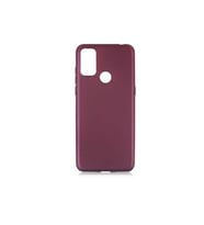Alcatel 1S 2021 Uyumlu Kılıf Zore Premier Silikon Kapak (Mürdüm)