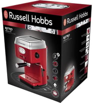 Russell Hobbs 28250-56 Retro Kırmızı Espresso Makinesi Teşhir