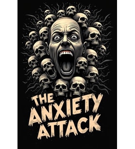 THE ANXIETY ATTACK Ev Duvar Salon Güzelli̇k Salonu Ofi̇s Dükkan Dekarasyon Kanvas Tablo (Akçaağaç)