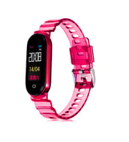 Xiaomi Mi Band 6 Uyumlu Kordon Şeffaf Renkli Transparan KRD-27 Kayış