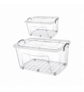 Amaç Yaşam 60 litre ve 50 litre Saklama Kabı 2 li Set