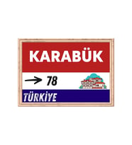 Karabük Tablo - Retro Tablo (Standart)