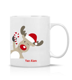 Yılbaşı Hediyesi Yeni yıl Hediyesi Çay Kahve Kupa Bardak-Happy christmas-Mutlu yıllar-2024-024