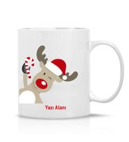 Yılbaşı Hediyesi Yeni yıl Hediyesi Çay Kahve Kupa Bardak-Happy christmas-Mutlu yıllar-2024-024
