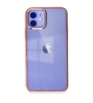 Apple İphone 12 Kılıf Element Silikon - Pembe
