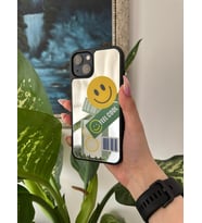 Aynalı Bilet Barkod Smile Iphone Telefon Kılıfı