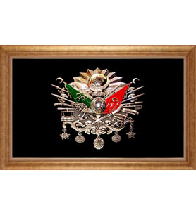ALTIN ÇERÇEVELİ PASPARTULU TABLO CR1195