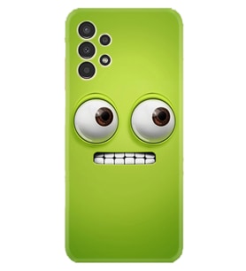 Samsung Galaxy M14 Kılıf Resimli Desenli Silikon Platinium Series Green 1832