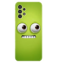 Samsung Galaxy M14 Kılıf Resimli Desenli Silikon Platinium Series Green 1832