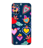 PrintiFy Oppo A92 ile Uyumlu Retro Color 3  Kamera Korumalı Şeffaf  Kılıf
