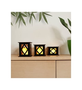 Tealight Mumluk Seti Siyah
